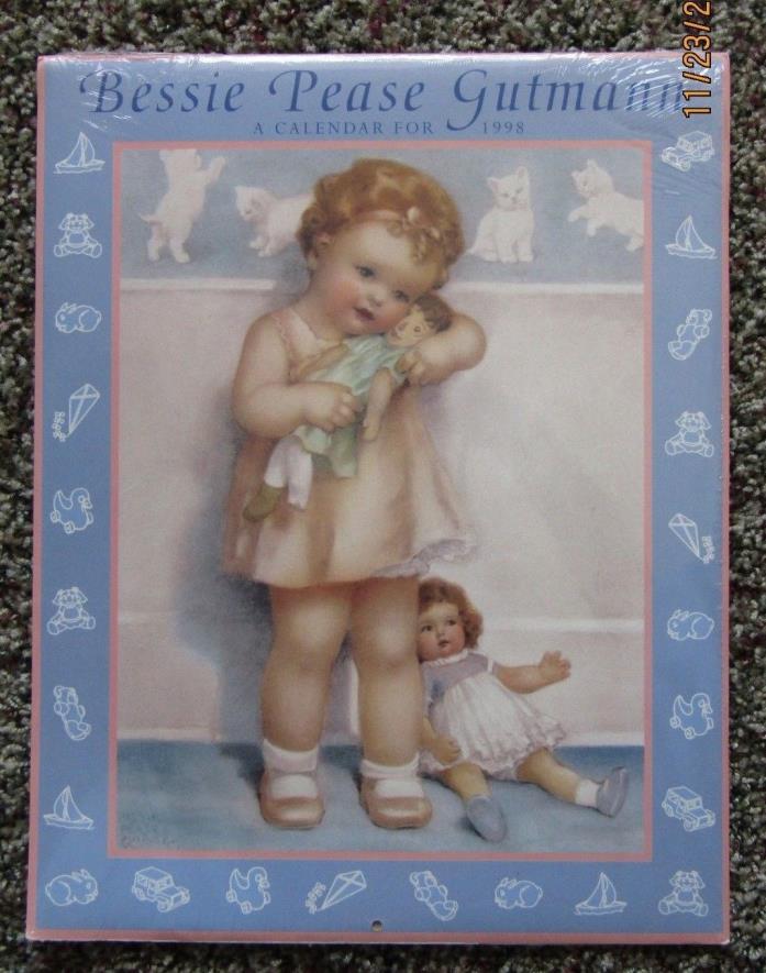 MINT VTG Bessie Pease Gutmann Calendar 1998 12 Month Art Prints Baby Children