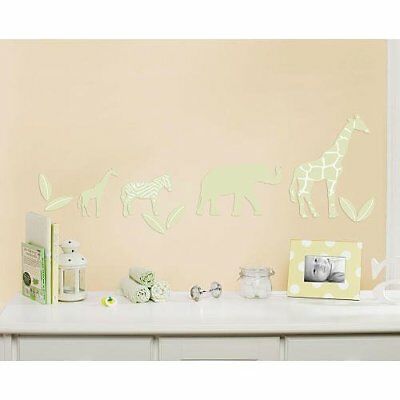Little Boutique Flocked Wall Decals -Safari Animals