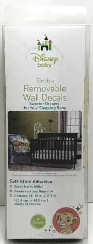 New Disney Baby Simba Removable Wall Decals 4 ( 10