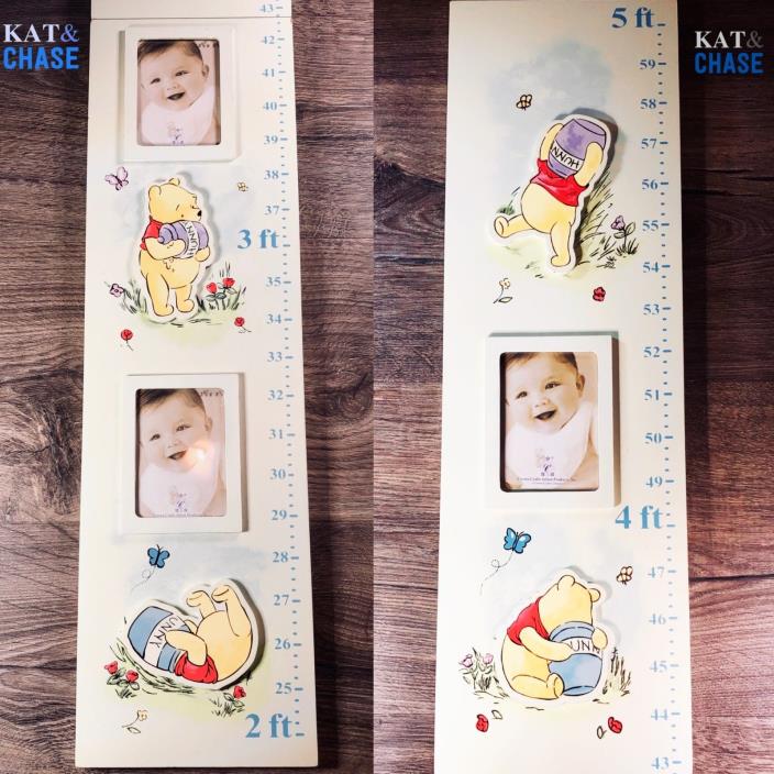 Wooden Disney Growth Chart Authentic Baby - Winnie the Pooh