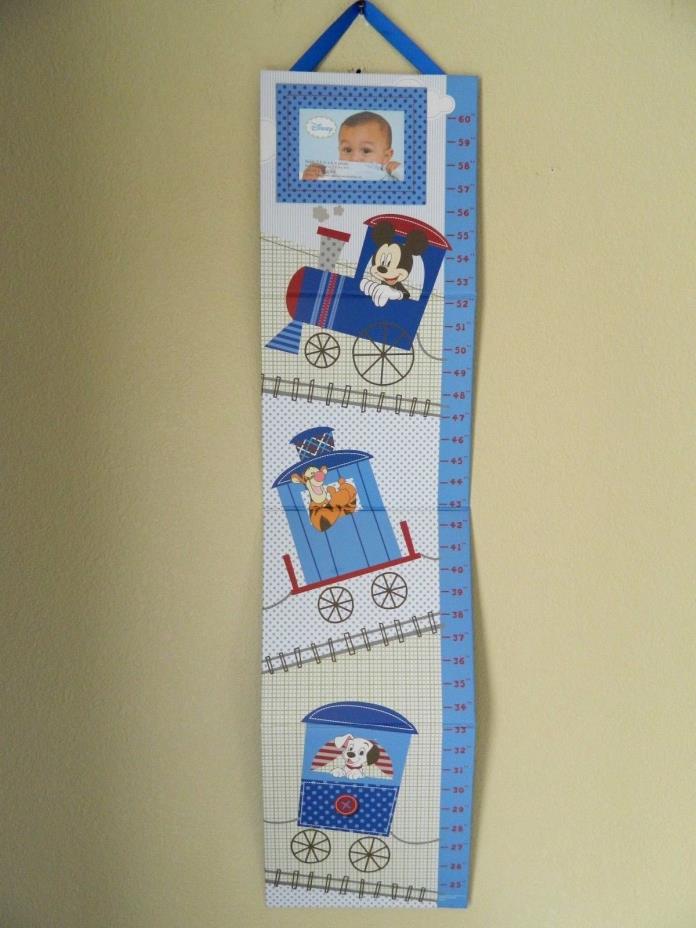 NEW IN PACKAGE DISNEY WALL GROWTH CHART w/picture frame, hard board, 9.3w x 38h