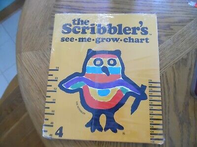 Vintage - The Scribblers See Me Grow Chart - OWL - 1983