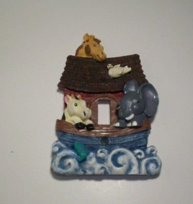 NOAH'S ARK & FRIENDS SINGLE TOGGLE LIGHT SWITCH PLATE COVER