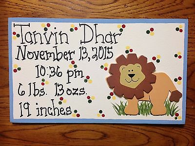 Baby Stats sign Unisex  personalized baby nursery solid Country cuties crafts