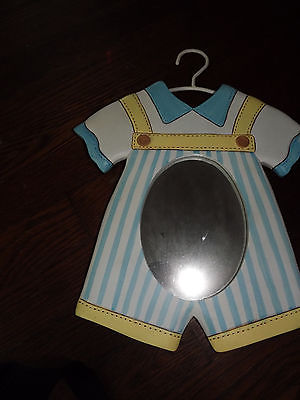 Great condition Blue, White and Yellow Baby Mirror
