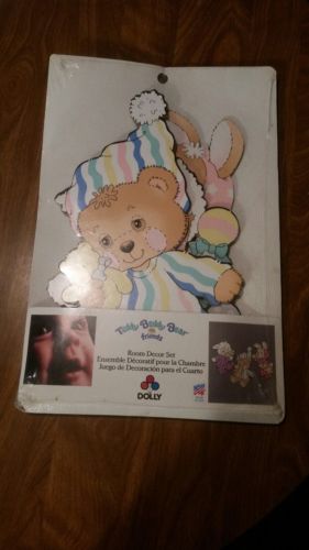 Vintage Teddy Beddy Bear Wall Room Decor Nursery
