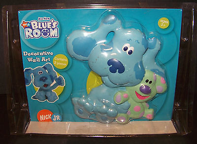 Blues Clues Decorative Wall Art Hangings Nursery Bedroom Decor 2 Piece Set