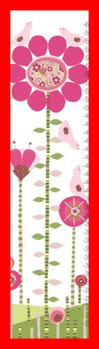 Fine Art For Kids PE2844 Growth Chart Afternoon Gossip PINK#Ff99cc Baby Product