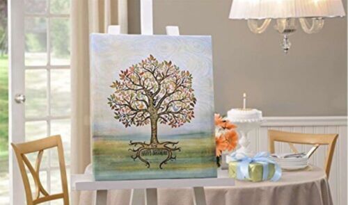 The Signing Tree Canvas Wall Decor w/Sharpie Boy Baby Shower Party Gift Present