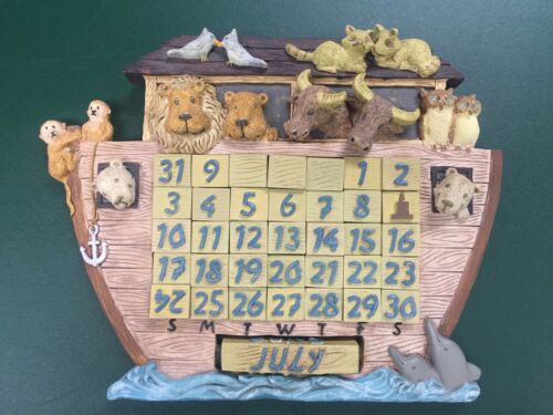 Unique Beautiful Noah's Arc Figure Nursery/Kid's Room Calendar