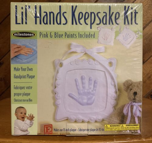 Lil Hands Baby Toddler Handprint Mold Kit Footprint Keepsake New in Sealed Box