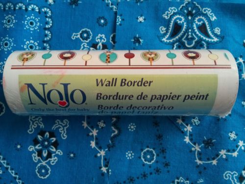 NoJo Jungle Tales Prepasted Wallpaper Border Lot C flaws on cover and small gash