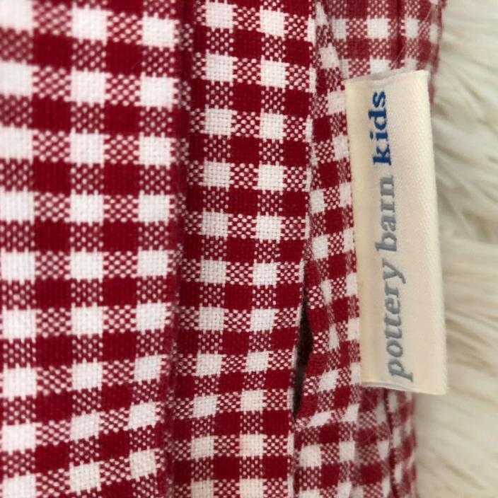 Pottery Barn Kids Red Gingham 17