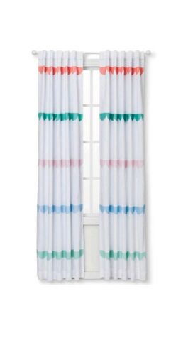 3 x Blackout Curtain Panel Geo Bright (63