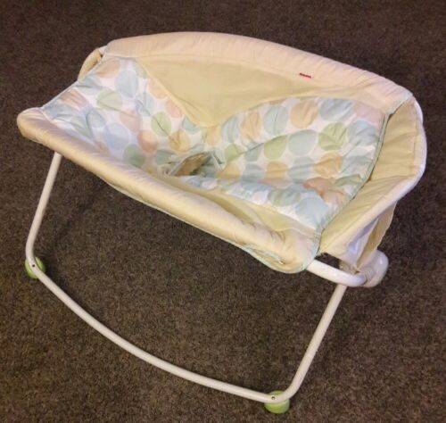 Fisher Price Folding Sleeper Rocker Portable Easy Fold with Removable Padding