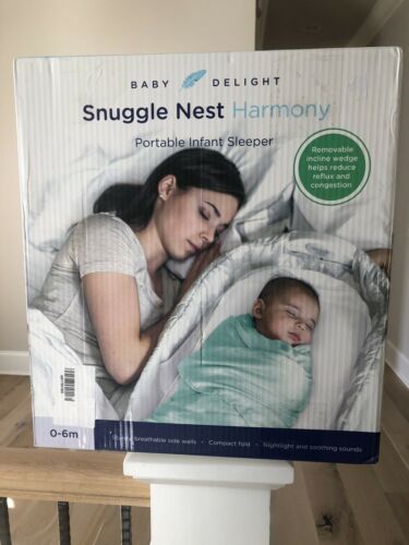 Baby Delight Snuggle Nest Harmony Portable Infant Sleeper Baby Bed NEW