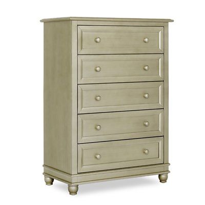 Evolur Hampton 5 Drawer Chest in Antique Bronze