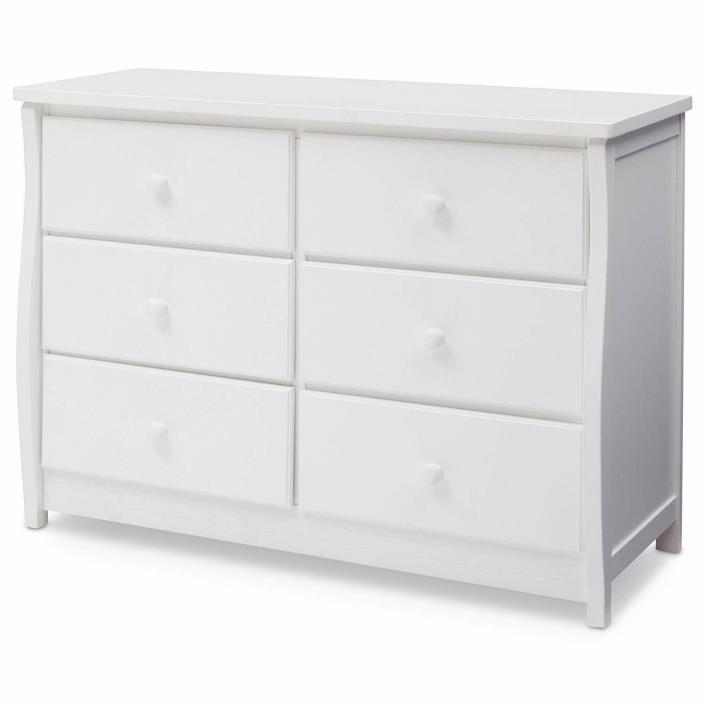 Delta Children Clermont 6 Drawer Dresser, Chocolate