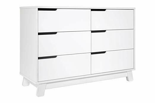 Babyletto Hudson 6-Drawer Assembled Double Dresser, White - for Pick up only