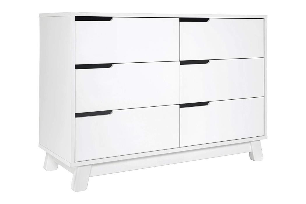 Babyletto Hudson 6-Drawer Assembled Double Dresser, White