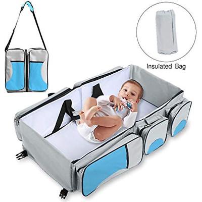 Baby Travel Bed Bag Diaper Portable Change Station 4 In 1 Folding Newborn Infant
