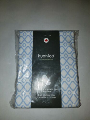 Kushies Baby Change Pad Fitted Sheet blue