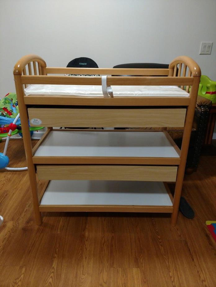 Pali Baby Changing Table 3 Shelves 2 Drawers Made In Italy!