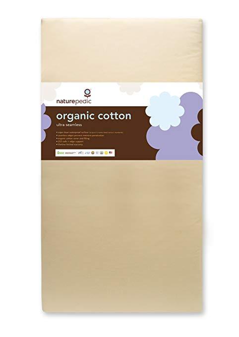 Naturepedic No Compromise Organic Cotton Ultra 252 Seamless Crib Mattress