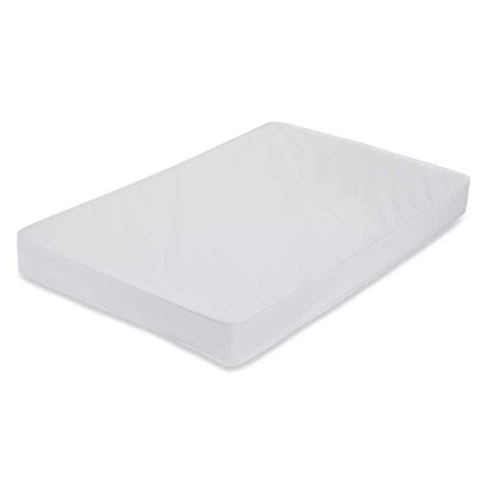 Compact Crib Baby Mattress Non-Toxic Antimicrobial Hypoallergenic 3-Inch