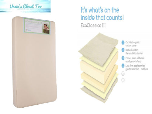 Colgate Eco Classica III Dual firmness Eco-Friendlier Crib mattress, Organic...