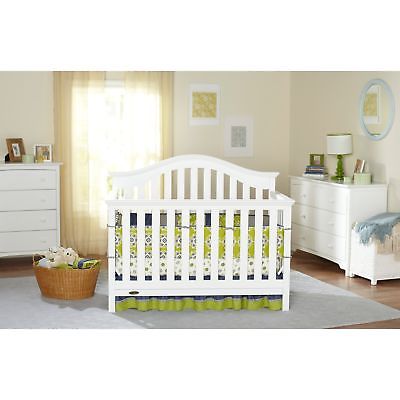 Graco Bryson 4 In 1 Convertible Crib With Adjustable Height Mattress And To Bed