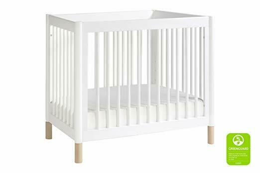 Babyletto Gelato 2-in-1 Mini Crib, White / Washed Natural