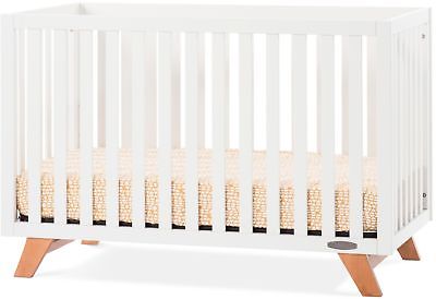 Forever Eclectic SOHO 4-in-1 Convertible Crib, White/Natural