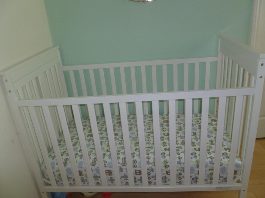 Mattres for  toddler bed and white crib  used just few time when visiting