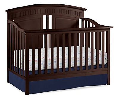 Thomasville Kids Majestic 4-in-1 Convertible Crib, Espresso, Easily Converts to