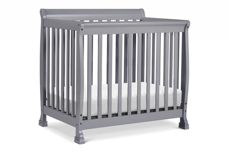 DaVinci Kalani 2-in-1 Mini Crib and Twin Bed, Grey