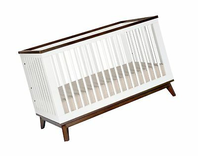 Babyletto Scoot 3-in-1 Convertible Crib with Toddler Bed Conversion Kit, Whit...