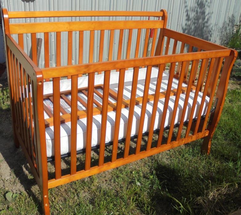 Wood Baby Bed Converts To A Toddler Bed SE IOWA-PICK UP