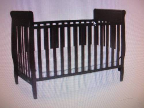 GRACO 8185808 SARAH CLASSIC 4-IN-1 CONVERTIBLE FIXED SIDE BABY CRIB CHERRY $299