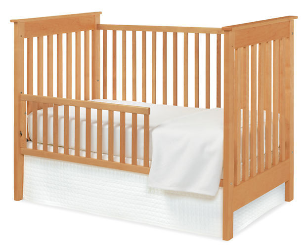 Nest Crib in Maple with Toddler Bed Conversion Rail - Room & Board USA Made $798
