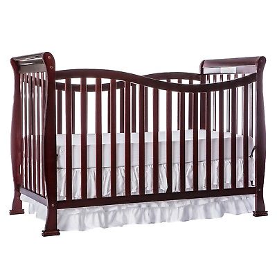 Dream On Me Violet 7 in 1 Convertible Life Style Crib, Cherry