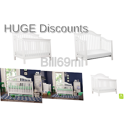 DaVinci Jayden 4-in-1 Convertible Crib, White