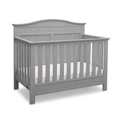 Delta Children Barrett 4-in-1 Convertible Baby Crib to Full Size Bed (Open Box)