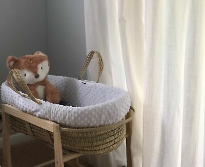 Rocking Moses Basket Stand Natural BRAND NEW