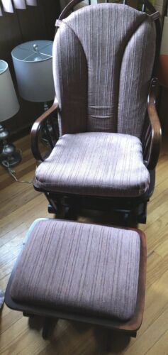 Vintage Conant Ball Glider with Ottoman