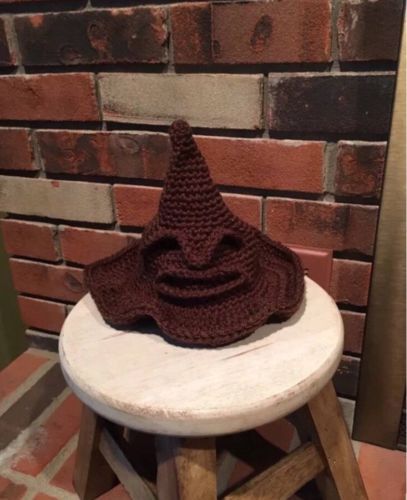 Harry Potter Sorting Hat Crocheted Baby Hat