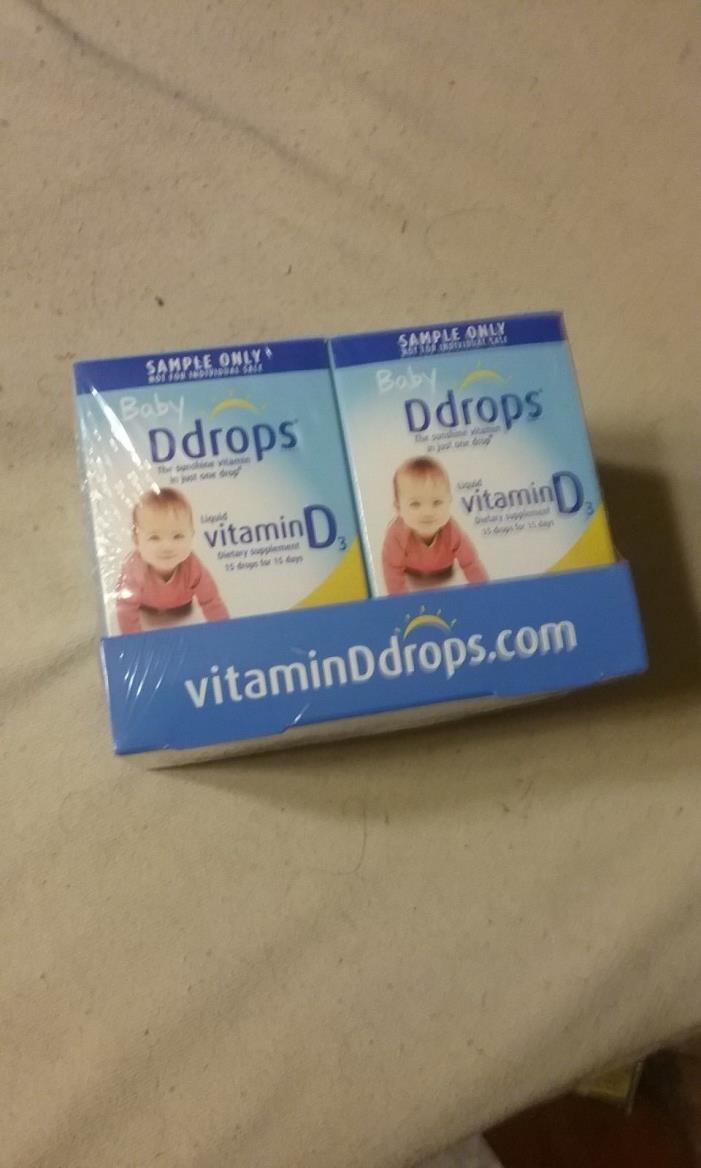 Ddrops Baby Liquid Vitamin D3 400 IU 2.50 mL (90 drops) sample pack