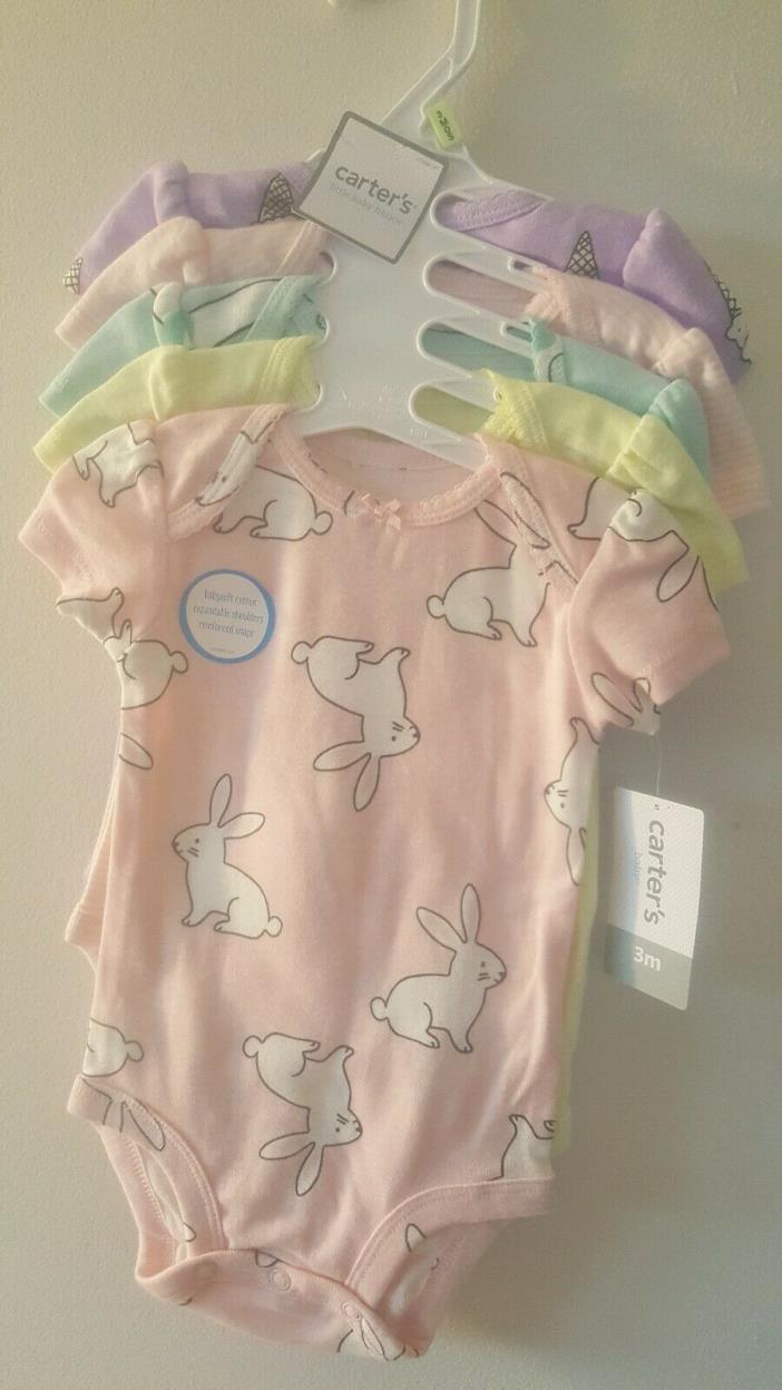 Carter's Baby girl, 3 month, new, 5 pieces