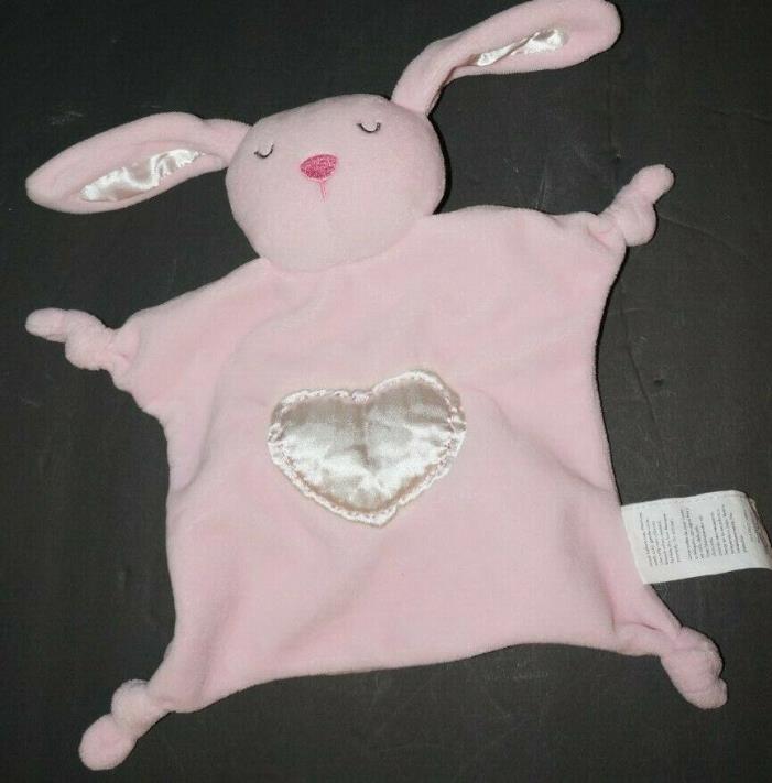 Stepping Stones Pink Bunny Rabbit Lovey - Blanket - Heart