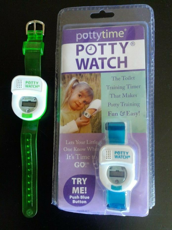 Pottytime POTTY WATCH 2 pack blue/ green